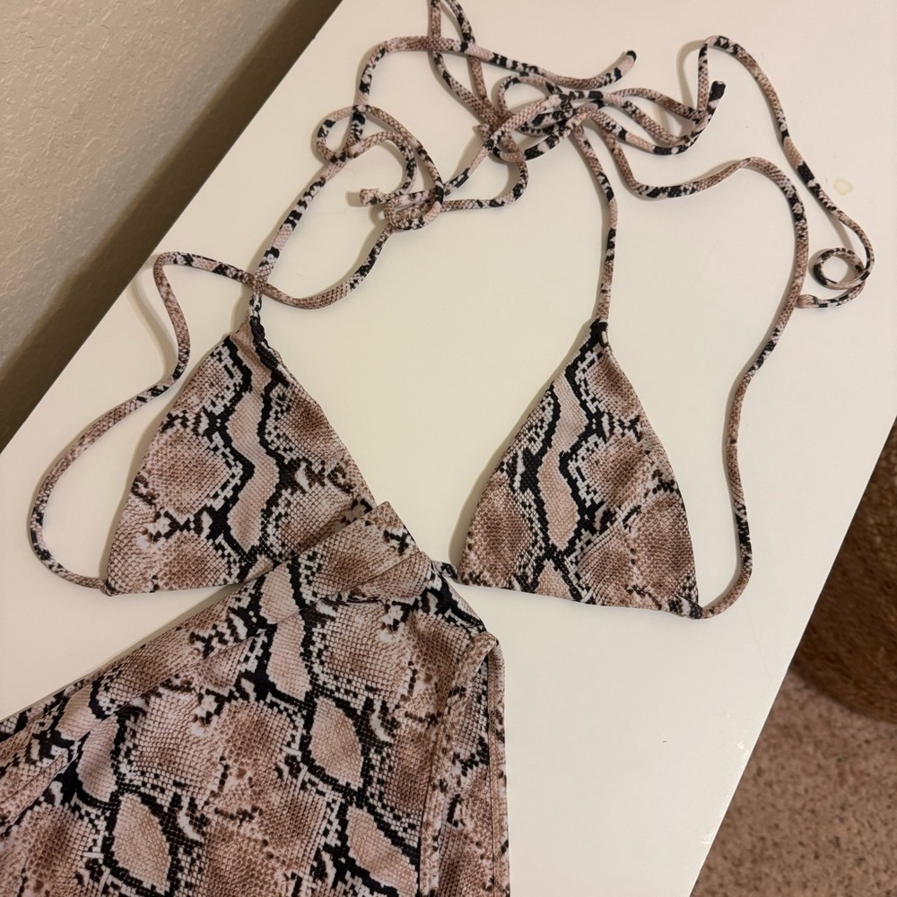 Tan Lines Sivan Ayla Python Bikini Set - image 3